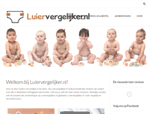 Tablet Screenshot of luiervergelijker.nl